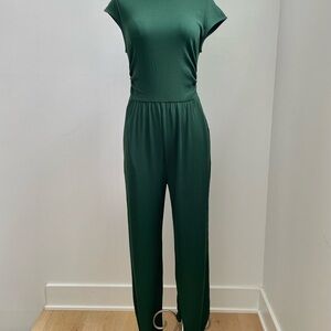 Chic Forest Green Jumpsuit